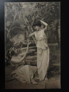 French Romance LL. No.4 Idylle antique, 2 Young Women Celebrate Young Love c1905