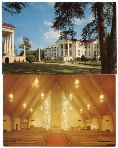 5 Keesler Air Force Base Mississippi ms postcards Chapels Vandenberg Hall