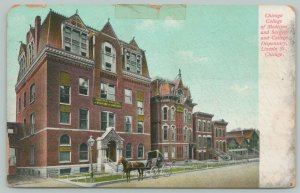 Chicago IL~College Of Medicine And Surgery & Dispensary~1910 Postcard