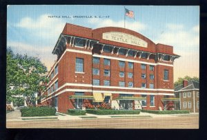 Greenville, South Carolina/SC Postcard, Textile Hall