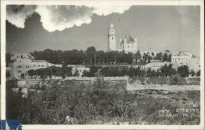 Jerusalem Mt. Zion USED Real Photo Postcard 