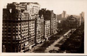 Brazil Rio de Janeiro Cinelandia Vintage RPPC 09.90