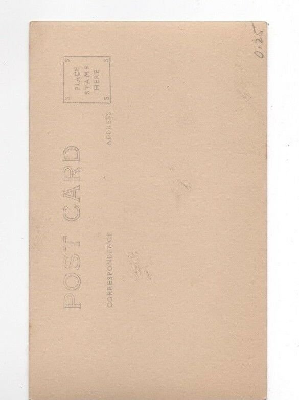 RPPC UDB Man Undivided Back Postcard