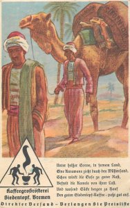 B572 Advertising postcard for the Siedentopf coffee roastery in Bremen 1931