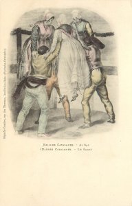 Postcard Spanish Dancers Men Lift Ladies Catalan Dance