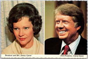 President And Mrs. Jimmy Carter 39th President Of The United States Postcard