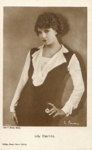 Postcard cinema film star beauty actress Lily Damita