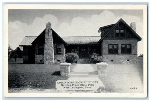 Lexington Tennessee TN Postcard Administration Building Natchez Trace State Park