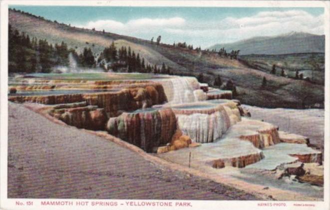 Mammoth Hot Springs Yellowstone National Park