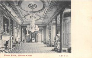 BR60902 throne room windsor castle  uk