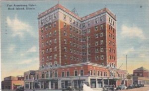 Illinois Rock Island Fort Armstrong Hotel 1943