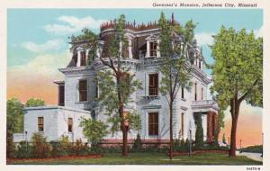 Missouri Jefferson City Governor's Mansion Curteich