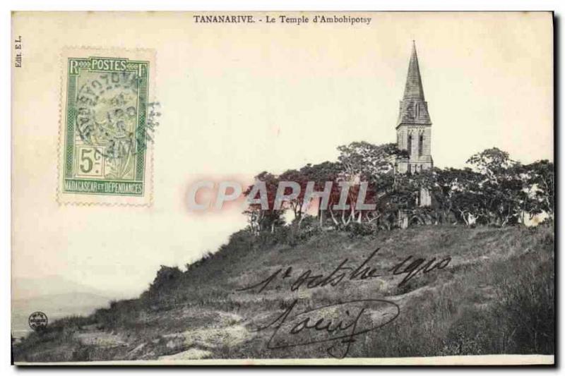 CPA Temple protestant d'Ambohipotsy Tananarive Madagascar