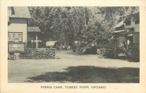 1930s Turkey Point Ontario Canada Ferris Camp Huntsville Postcard 25-12328