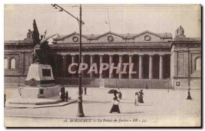 Old Postcard Bordeaux courthouse