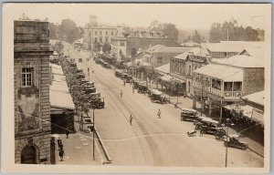 Nairobi Kenya Government Road Moi Avenue RPPC Postcard H82 as is