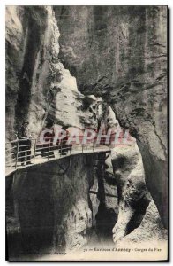 Old Postcard Surroundings Annecy Gorges du Fier
