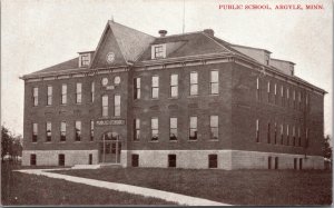 Postcard Public School in Argyle, Minnesota~132249