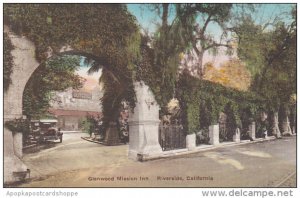Row Of Arches Mission Inn Riverside California Handcolored Albertype