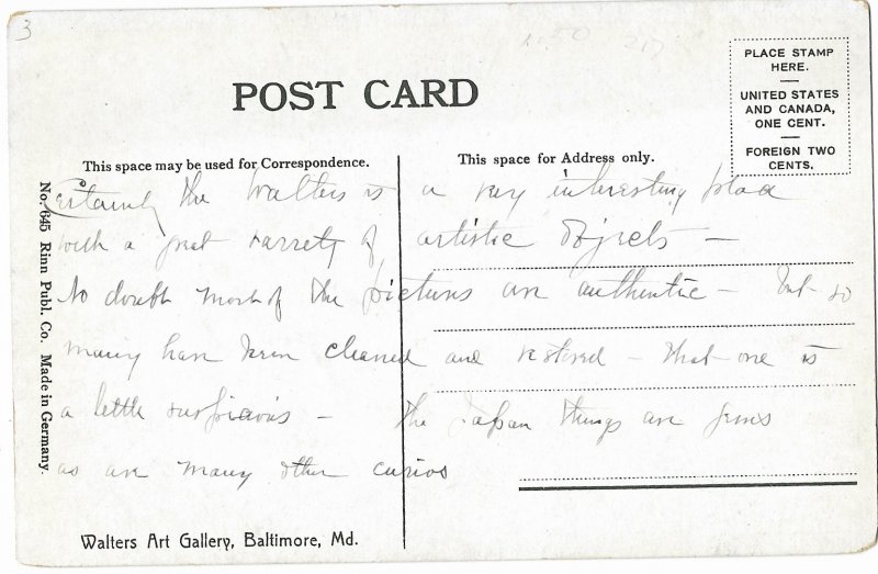 Walters Art Gallery Baltimore Maryland