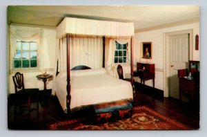 George Washington's Bedroom At Mount Vernon Virginia Vintage Posted 1971