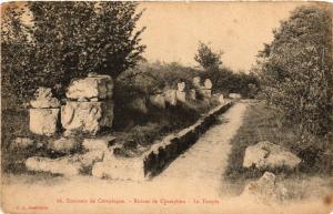 CPA Env. de COMPIEGNE - Ruines de Champlieu - Le TEMPLE (291397)