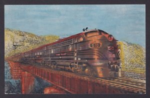 Postcard, United States, Lehigh Valley Railroad's Diesel Electric Locomo...