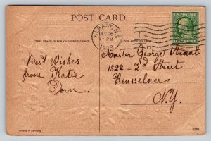 1909  A Christmas Greetings  Angels  Xmas   Postcard