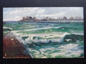 Sussex BRIGHTON New Palace Pier c1905 Postcard by Raphael Tuck 1480