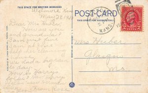 TOPEKA, KS Kansas  MASONIC GRAND LODGE~Fraternal Order   1931 Postcard