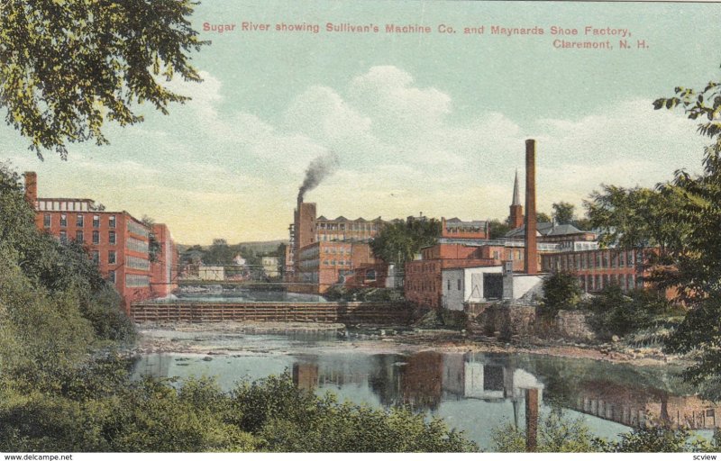 CLAREMONT , New Hampshire , 00-10s ; Sullivan's Machine Co. & Maynards Shoe F...