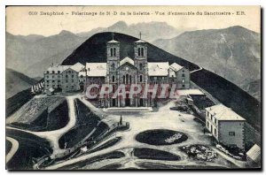 Old Postcard Dauphine Pilgrimage of Our Lady of La Salette Shrine Overview