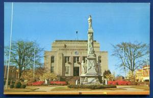 Jasper Alabama al Confederate Monument postcard #2