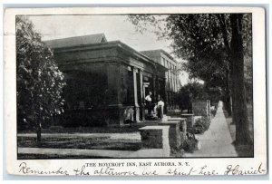 1907 Roycroft Inn Exterior Building Street East Aurora New York Vintage Postcard 