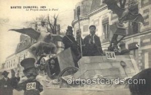 Nantes, France located on the Loire River, 1925 Carnival Parade Unused 