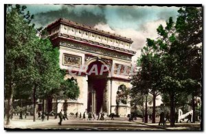 Old Postcard Paris L & # 39Arc De Triomphe