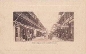 Egypt Port Said Rue De Commerce Main Business Section Street Scene