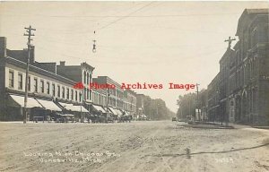 MI, Jonesville, Michigan, RPPC, Chicago Street, Business Section,Childs No 34729