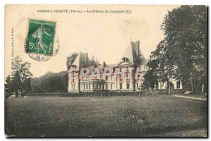 Old Postcard Marne Orbais l'Abbaye the castle Coupigny