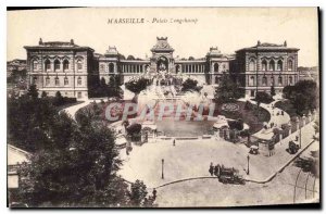 Postcard Old Marseille Palais Longchamp