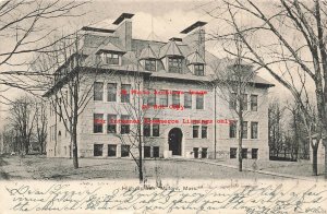 MA, Milford, Massachusetts, High School Building, 1906 PM, Collins Pub No 2766