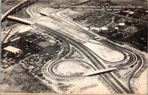 Postcard NJ Newark Aerial View of New Jersey Turnpike Interchange 15 1930s M28