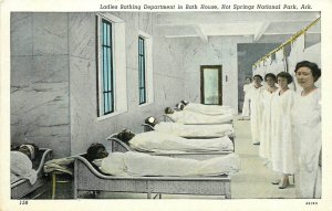 Postcard 1920s Arkansas Hot Springs National Park Ladies Bath House AR24-1129