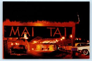 OSAGE BEACH, Missouri MO ~ Night View MAI TAI RESORT MOTEL Roadside  Postcard