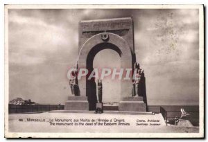 Old Postcard Marseille The War Memorial of the Army of East