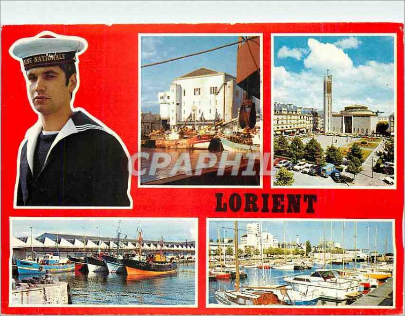 Modern Postcard Lorient