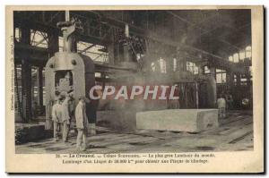 Postcard Old Factory Industry Establishments Mr. Schneider & Co. The rolling ...