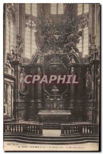 Old Postcard Saint Maximin Var the Basilica Altar