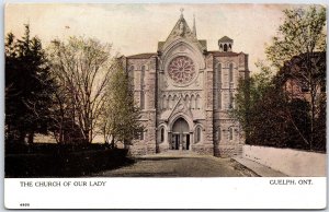 Postcard Guelph Ontario c1910s The Church of Our Lady by Warwick