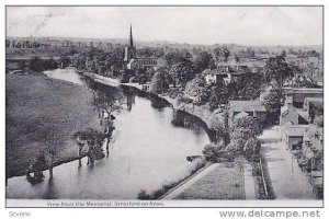 View from the Memorial, Stratford-on-Avon, Warwickshire, England, United King...